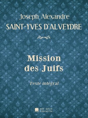 cover image of Mission des Juifs